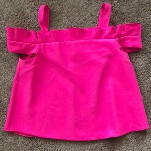 Pink top shop top